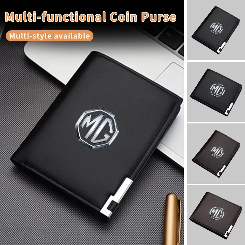 Car Wallet Card Holder Driving License Purse For MG ZS MG4 EV HS MG3 MG5 EV Marvel R MG ONE MG GT