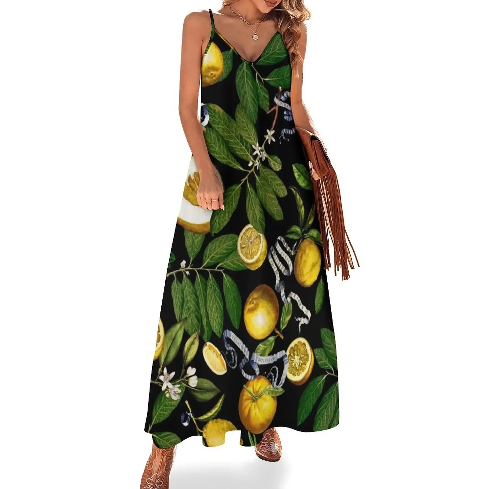 

Lemon Tree - Black Sleeveless Dress women's fashion dresses elegant chic wedding evening dresses Dress
