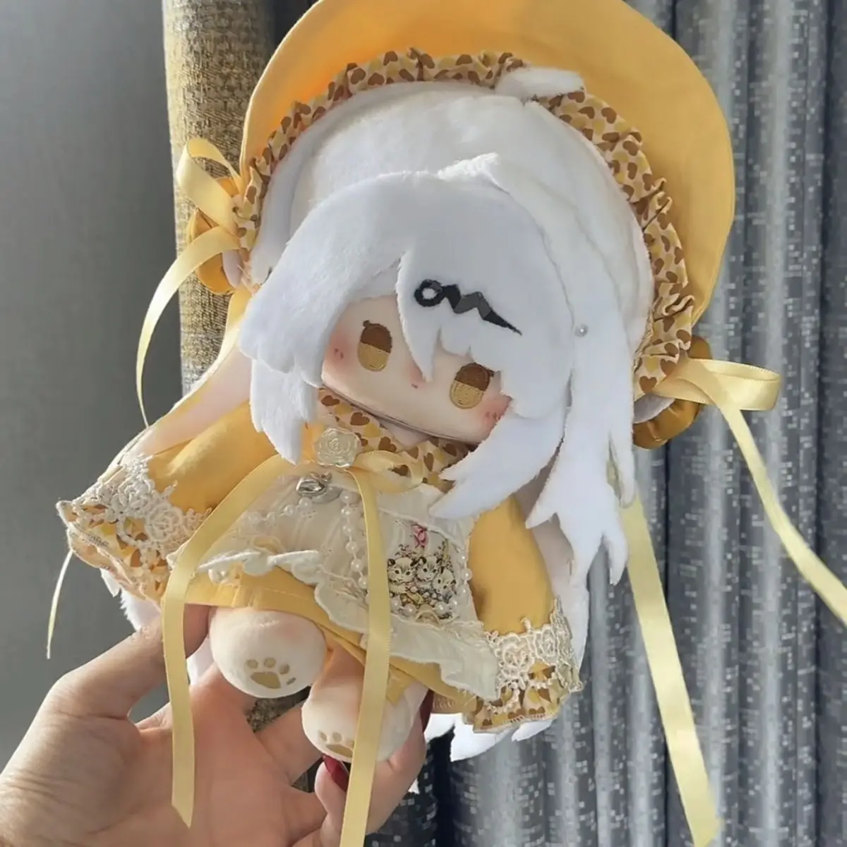 Game Zenless Zone Zero Yixuan 20cm Cotton Doll Body With Skeleton Cute Anime Cosplay Dress Up Clothes Stuffed Plushies Xmas Gift