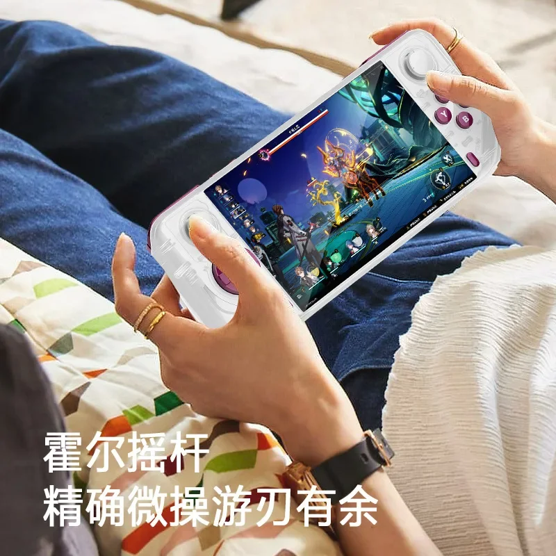 E6 MAX Andorid13 وحدة تحكم بجهاز لعب محمول A527 4 + 32GB 5000mah بطارية 5 بوصة تعمل باللمس IPS شاشة دعم 5G واي فاي التلفزيون توصيل مشغل مزدوج