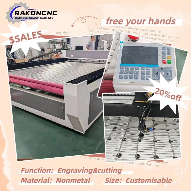 سعر المصنع آلة القطع بالليزر باستخدام الحاسب الآلي التغذية التلقائية CO2 الليزر حفارة أدوات الحفر اللافلزية للخشب الاكريليك والجلود والزجاج #5