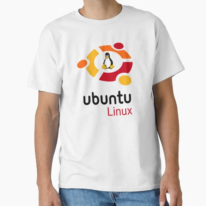 

Ubuntu linux vintage software engineer gift T-shirt for developer large size Adult Tops S-6XL mens clothing