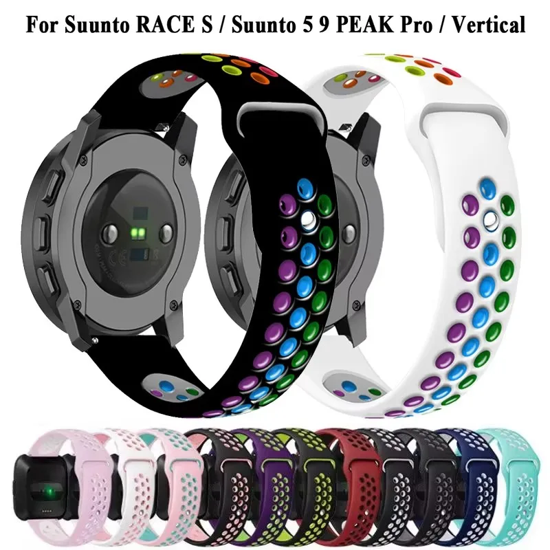 22mm Silicone Watchband Strap For Suunto RACE S/ RACE/5 Peak/9 Peak Pro/DLC  Bracelet For Suunto Vertical/Ocean Sport Wristband