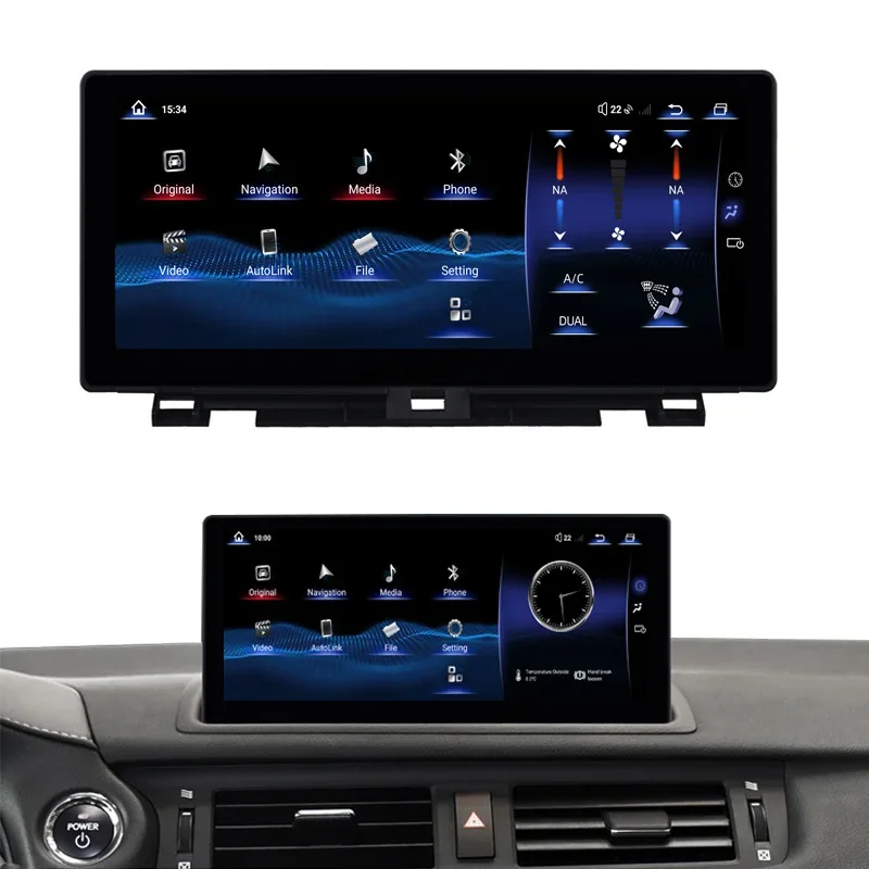 

1920*720 10.25" 2014-2016 Android 13 Car Stereo for LX CT200 CT200h Carplay Android AUTO GPS Navigation WIFI LTE