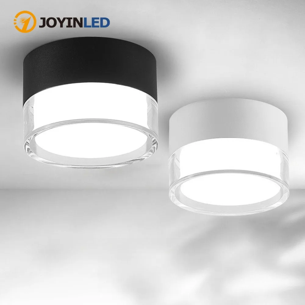 JOYINLED Surface Mounted LED Ceiling Light 7W 10W 15W Nordic Downlight Surrounding Luminous Flush Mount Ceiling Lamp Fixture