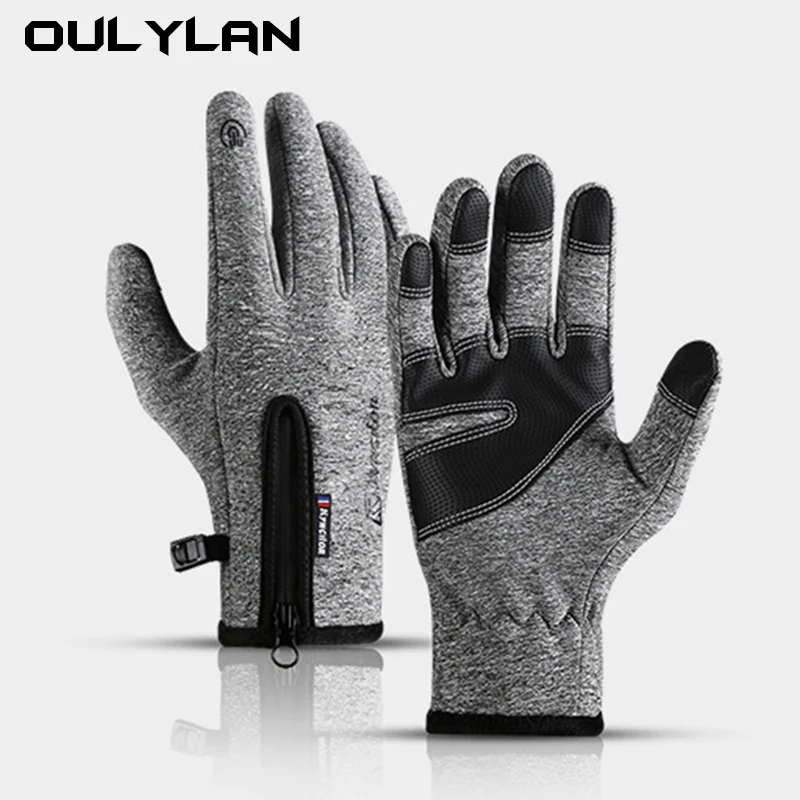 

Winter Warm Gloves Men Women Touch Screen Waterproof Windproof Non-Slip Ski Glove for Cycling Driving Running Hiking