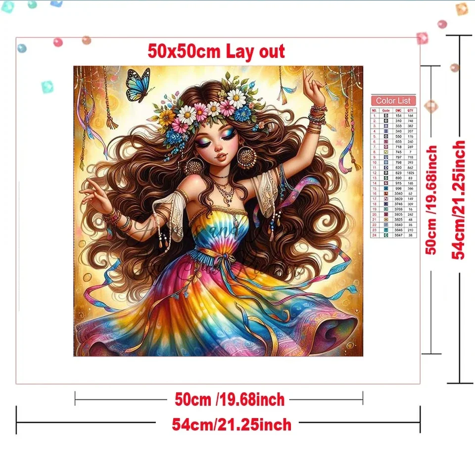 Dance girl Diamond painting, new rhinestones jewelry, cross stitch, full square and round diamond art, home decoration