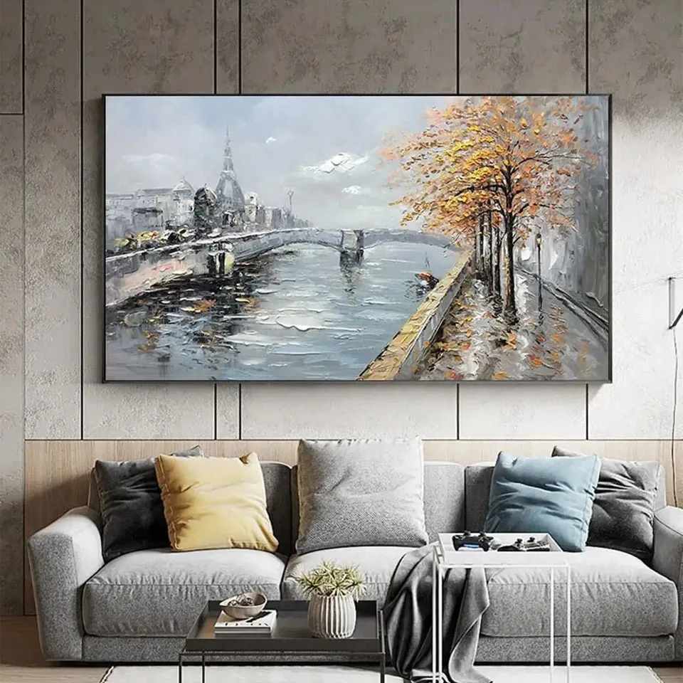 Lake Trees Landscape Bridge Nature Diy Diamond Painting 5D Full Drill Mosaic Embroidery Cross Stitch Large Wall Art Home Decor