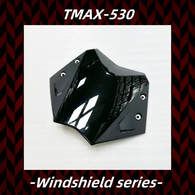 ฟองกระจกรถจักรยานยนต์ลมสีดำหักเหลมสำหรับ T-MAX Tmax 530 12-16 TMAX530 2012-2016