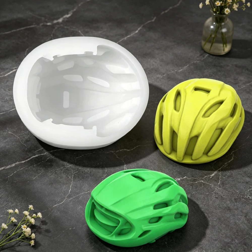 Single Cell Passion Fruit or Cycling Helmet or Madeleine Design Silicone Mousse Cake Molds Chocolate Moulds DIY Fondnat Mold