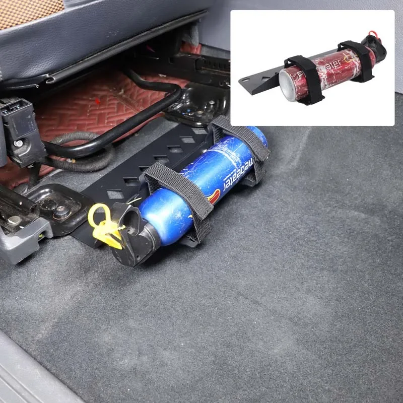 

For Ford Ranger 2015-2021 Aluminum Alloy Black car co-driver seat extinguisher bracket interior modification accessories