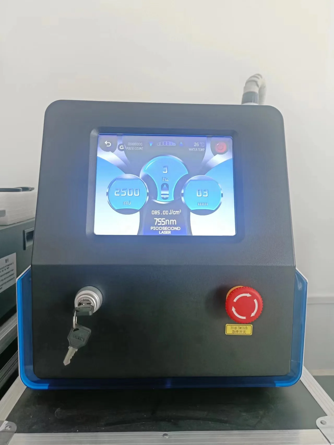 Máquina de eliminación de tatuajes con láser de picosegundo, máquina de eliminación de tatuajes con láser nd yag pico q switch nd yag, máquina de