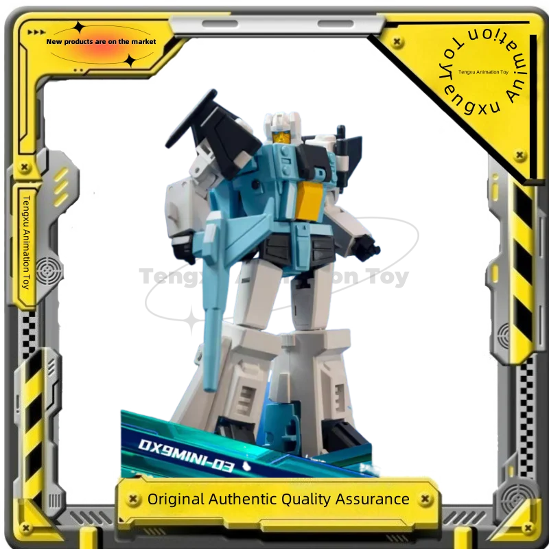 Jouets transformés DX9 MINI03 Little Zhuge Leader Warrior, poupée d'action Mecha originale à petit rapport