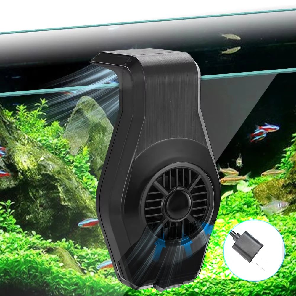 Aquarium Chiller Aquarium Fan Aquarium Kühl gebläses ystem USB Aquarium Fan für Salz Süßwasser mit 2 Wind geschwindigkeit einstellbar