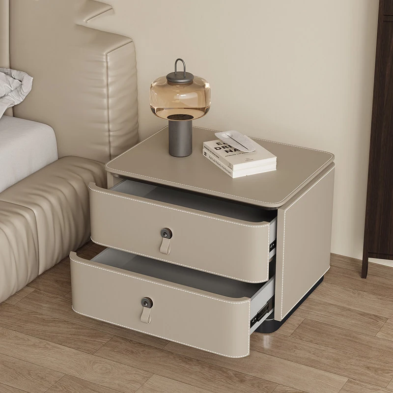 Nordic Trendy Nightstand Luxury salon Vintage Storage Aesthetic Interior Furniture Nightstand Display Comodino Bedroom Furniture