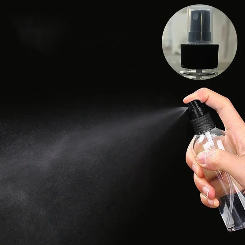 1Pcs 100ml Spray Bottle Small Spray Can Makeup Perfume Dispenser Bottle Clear PET Plastic Spray Bottle