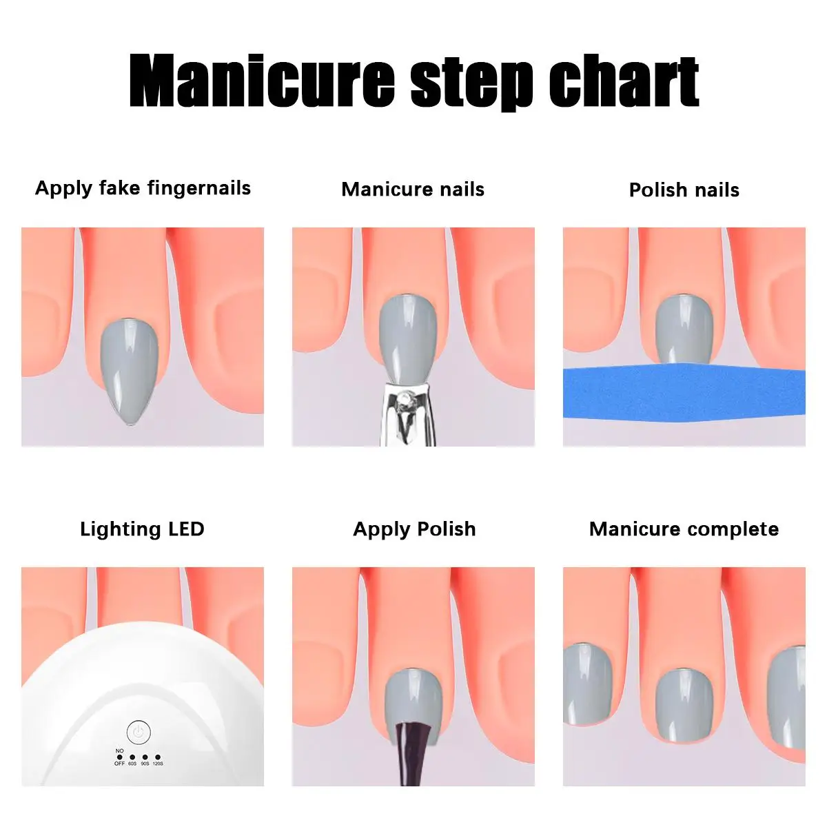 

1 Pc Nail Art Practice Right Foot Model Practical Manicure Training Model Practice Tool for Lady Girl