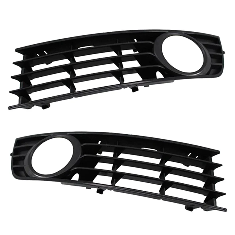 

2Pcs Front Fog Light Lamp Grille Left And Right Car Light Grille For A4 B6 Sedan Avant Quattro 2001 - 2005