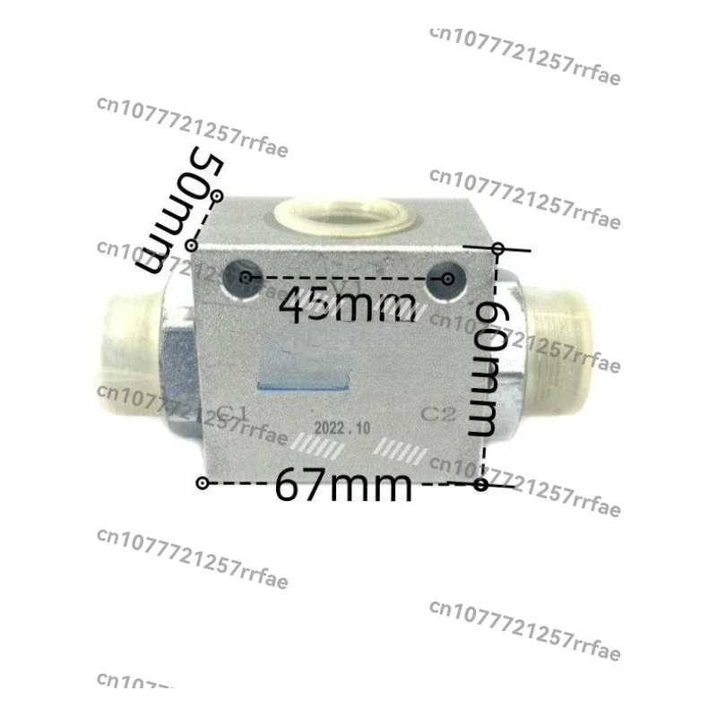 VUSF, VU2P three-way shuttle valve Rexroth 05.99.05.00- 09 high pressure select valve hydraulic check
