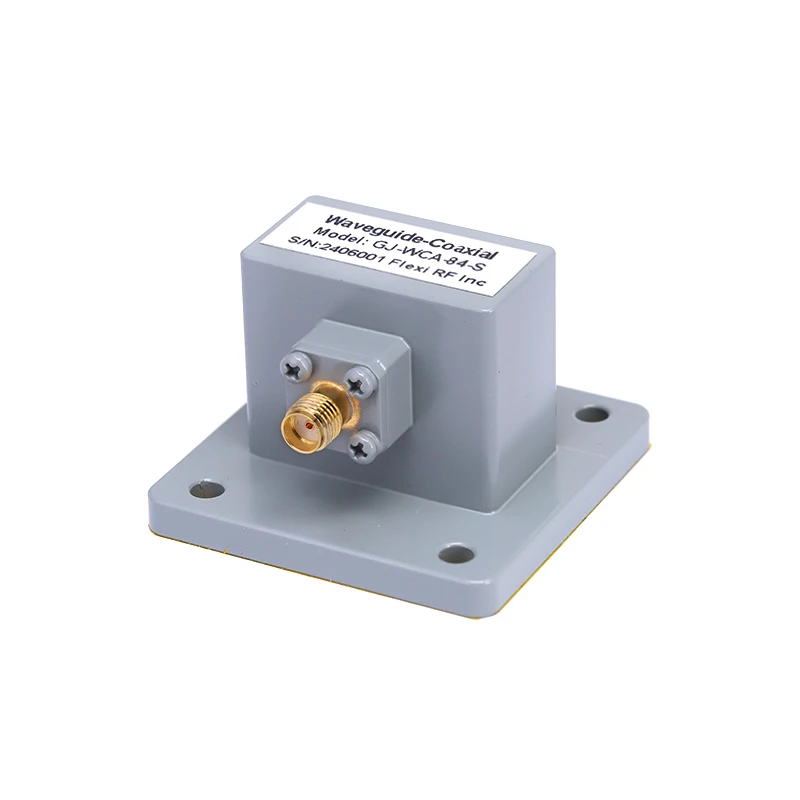 

WR-112 to for SMA Female Right Angle Waveguide to Coax Adapters 6.57-9.99GHz UBR84 Flange Telecom Parts