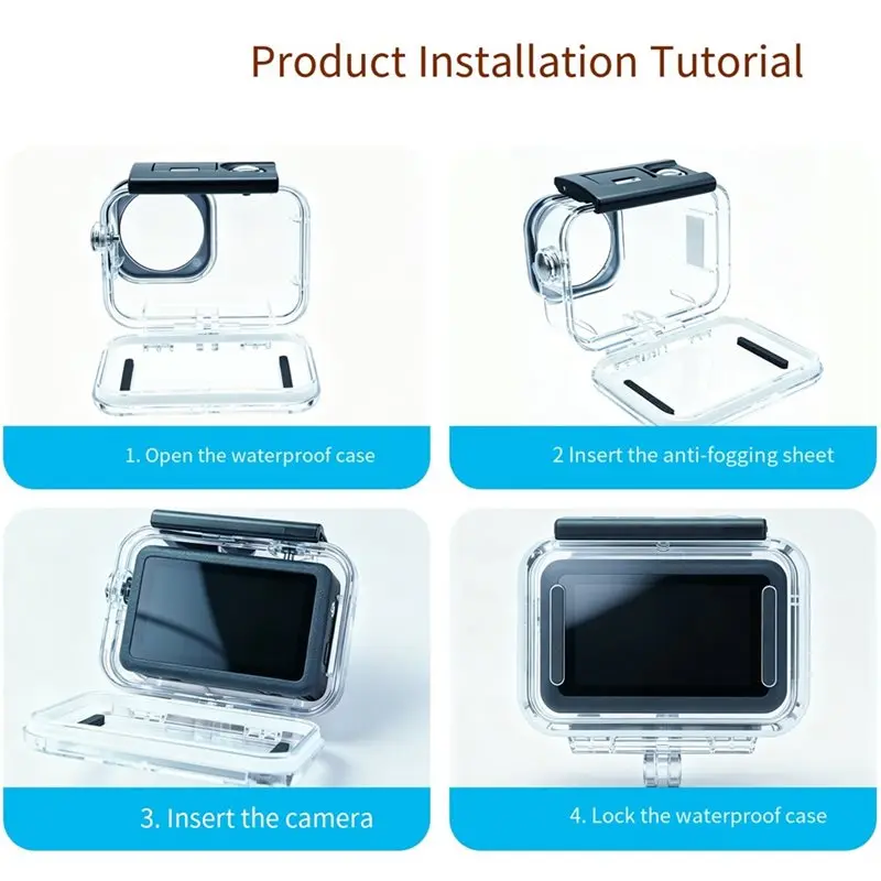 For DJI Action6 Camera Diving Hull Mount With Water Floating Hand Grip Float Handle Buoyancy Bars Accessories Handheld