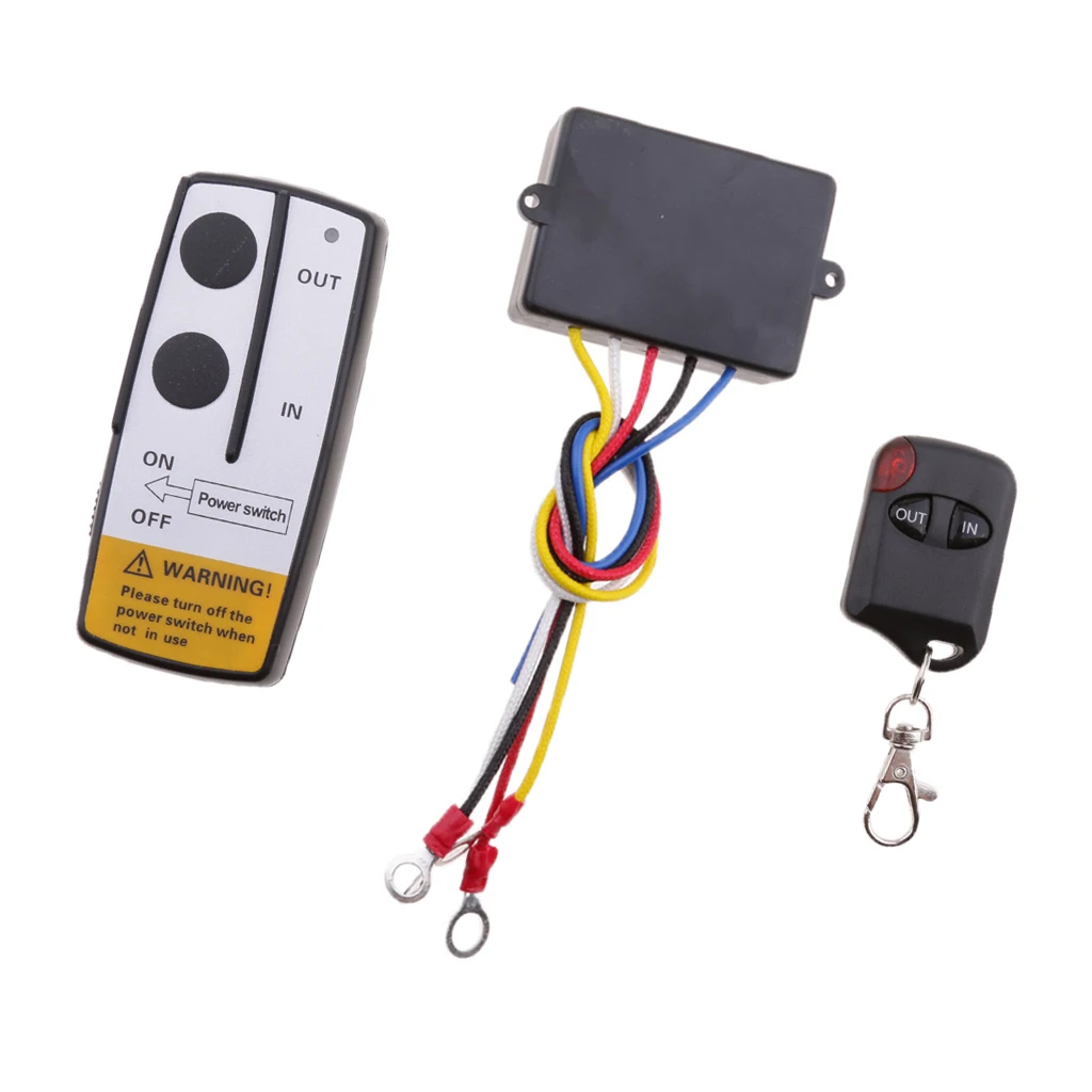 12V Car Truck ATV Wireless Winch With Key Remote Control