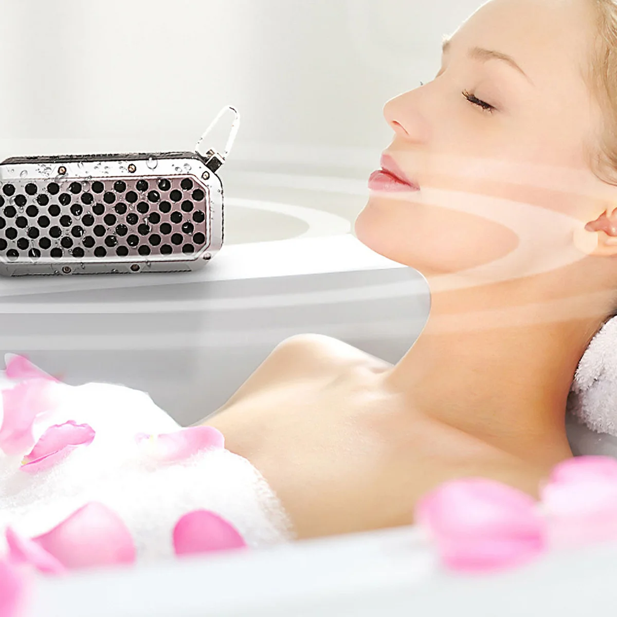 

1 Set Of Waterproof Speaker Wireless Loudspeaker Box Mini Portable Usb Charging Rechargeable 5.0 Audio Device For