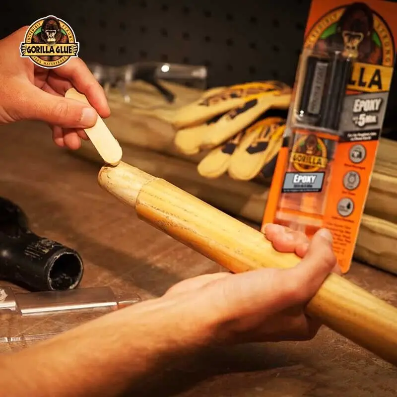 غوريلا إيبوكسي شفاف 25 مل لاصق مكون من جزأين مقاوم للمذيبات معالج مرة واحدة