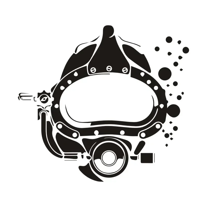 Car Sticker Diver Diving Mask Car Decoration Car Styling Decal Waterproof Custom Sticker PVC