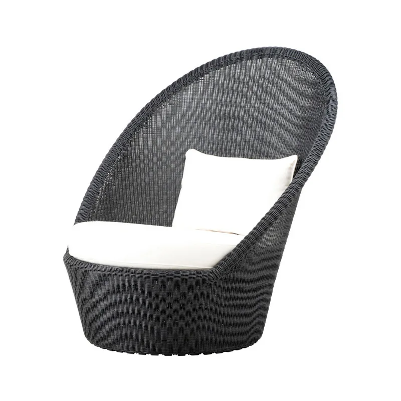 

Single rattan sofa outdoor balcony outdoor table and chairs courtyard homestay leisure coffee table combination high back
