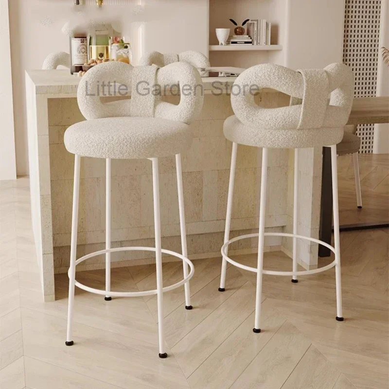 

Party Library Bar Stools Tall Nordic Reception Vanity Saloon Bar Chair Living Room Garden Sgabello Cucina Living Room Furniture