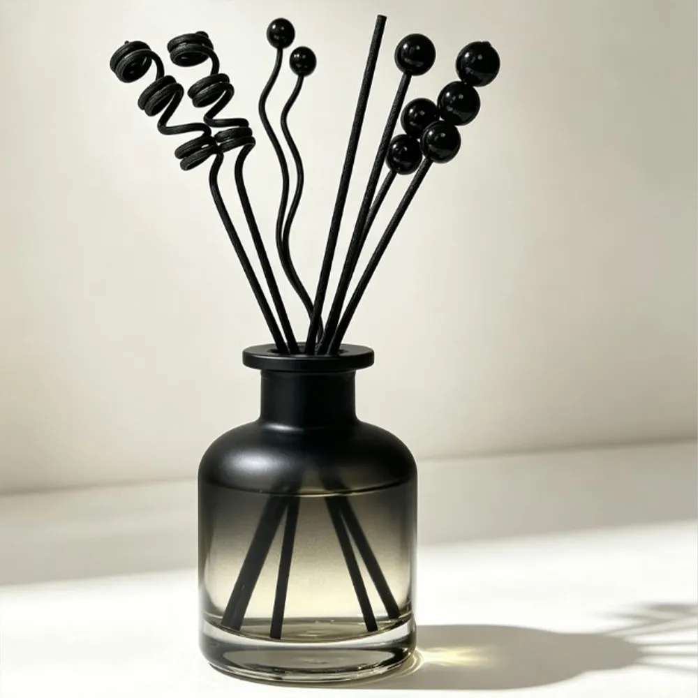 8Pcs Wavy Rattan Reed Diffuser Sticks Fragrance Refill Replacement Sticks Natural Rattan Volatile Stick Home Office Aroma Decor