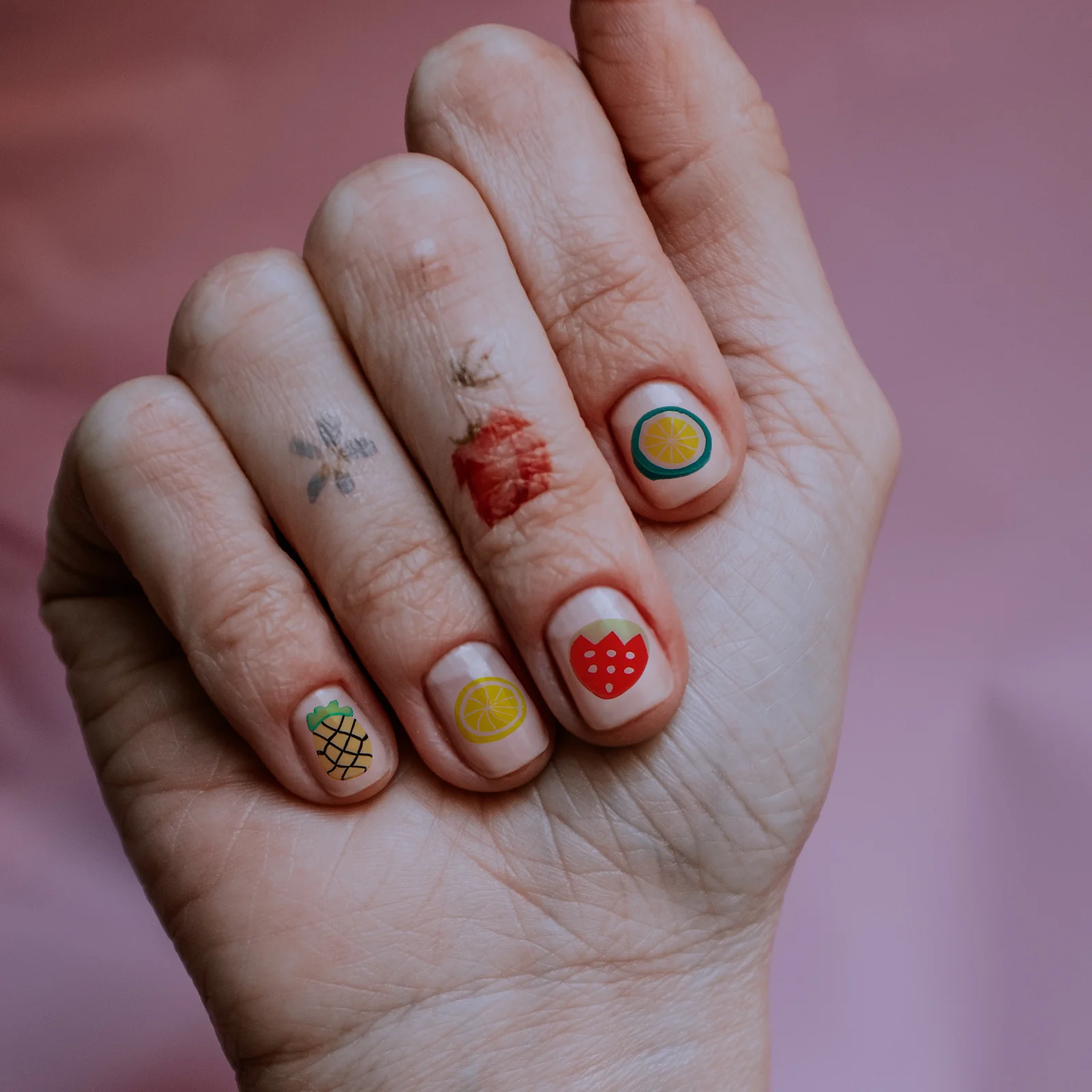 

2 Boxes 12 Grids Nail Sequins Crystal Mud Polymer Clay Fruit Paillette DIY Manicure Nail Decoration Beauty Filling Tools