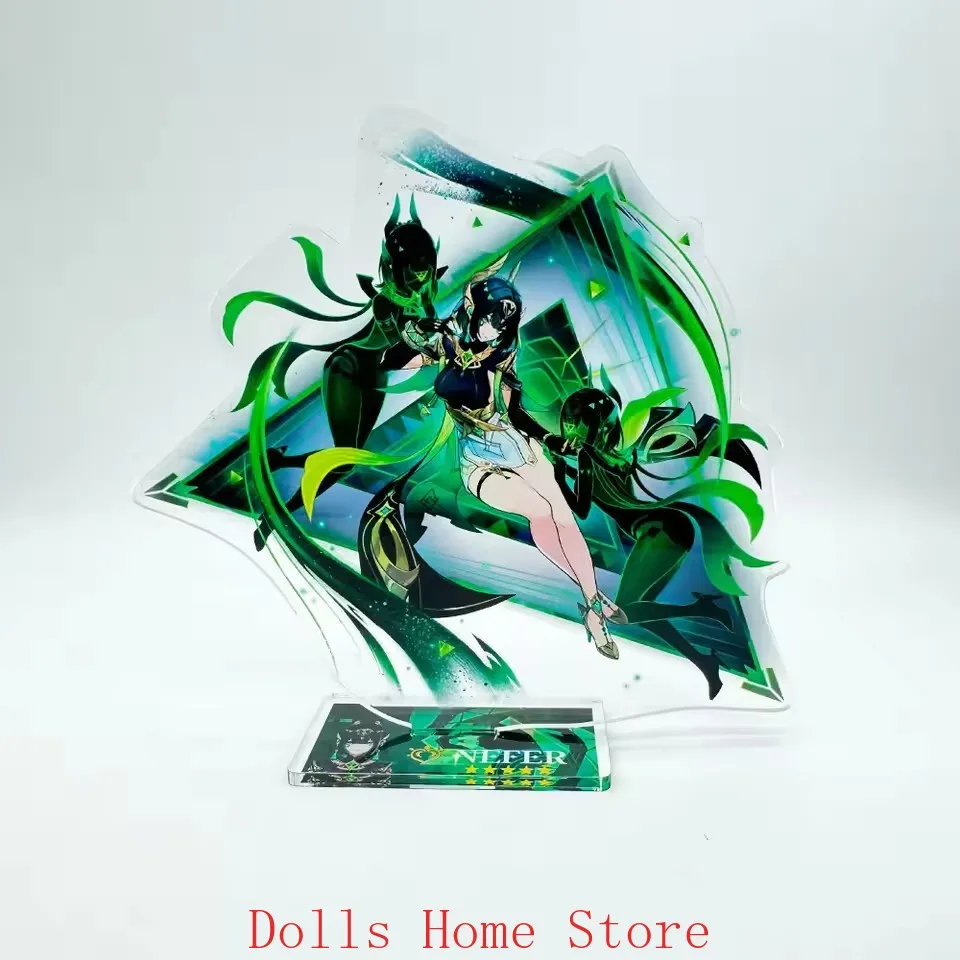 

Аниме Flins Genshin Impact Lauma Nefer Aino Dahlia Ineffa акриловый орнамент-подставка фигурка модель дисплей тарелка украшение рабочего стола