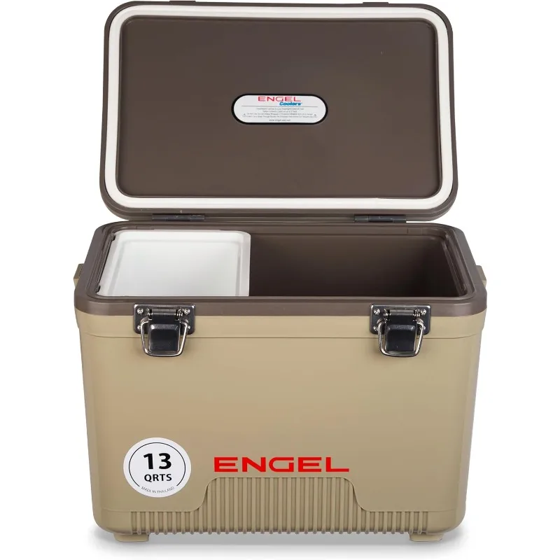 

13qt Leak-Proof, Air Tight, Drybox Cooler and Small Hard Shell Lunchbox for Men and Women