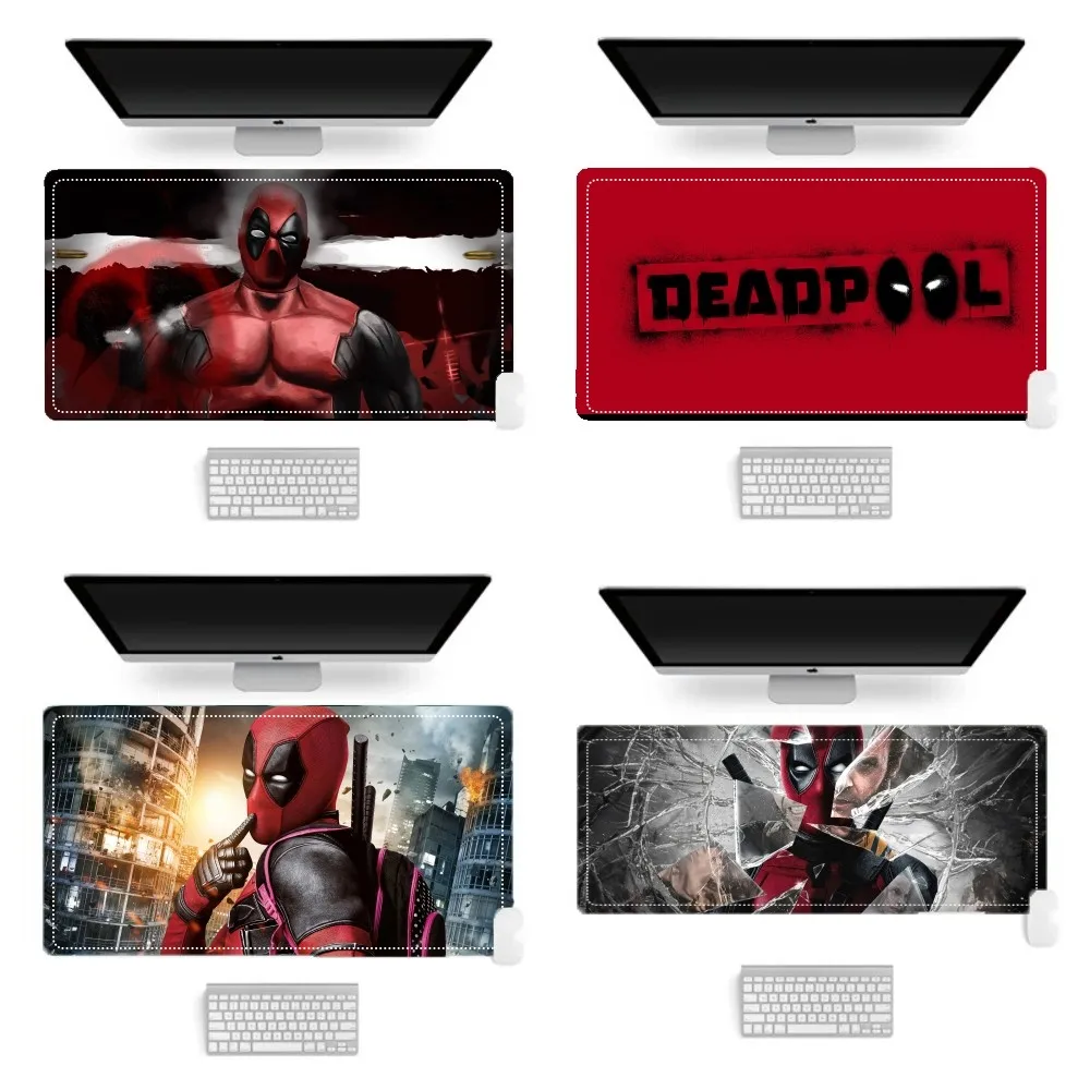 M-Marvel D-Deadpools Gaming Mousepad Mouse Pad Laptop Gaming Accessories Mousepad Large Desk Mat Computer Gamer Keyboard Rug Car