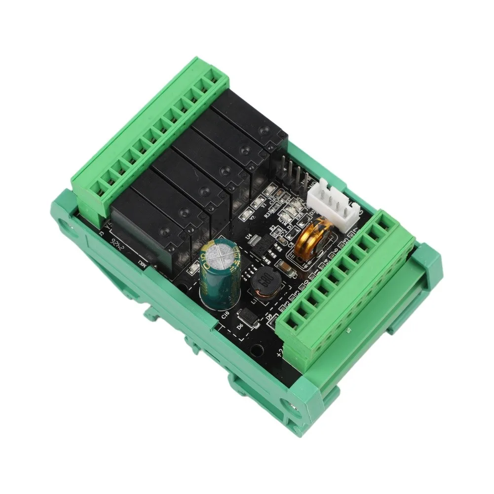 Relay Output FX2N-14MR Factory Automation 4000 Steps Memory 8 Inputs And 6 Outputs Compact Design 14-point Layout
