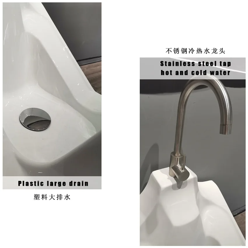 With drain and easy cleaning, suitable for apartment bathrooms