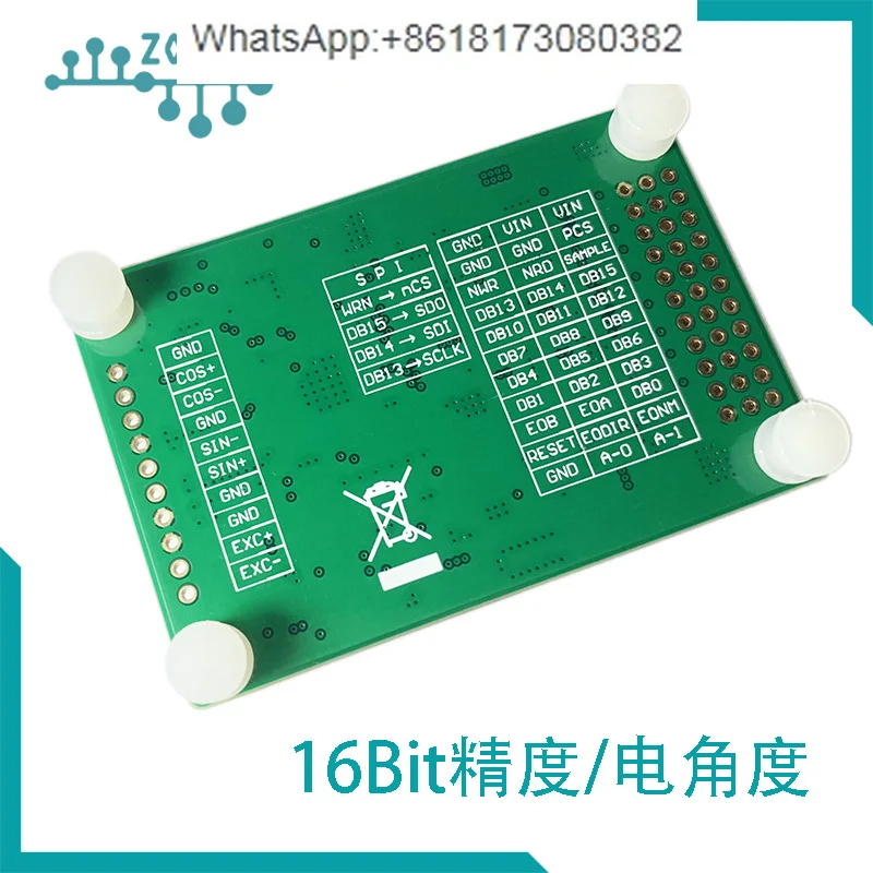 AD2S1210 16Bit rotary encoder/RDC/rotary transformer module/supporting orthogonal signal output