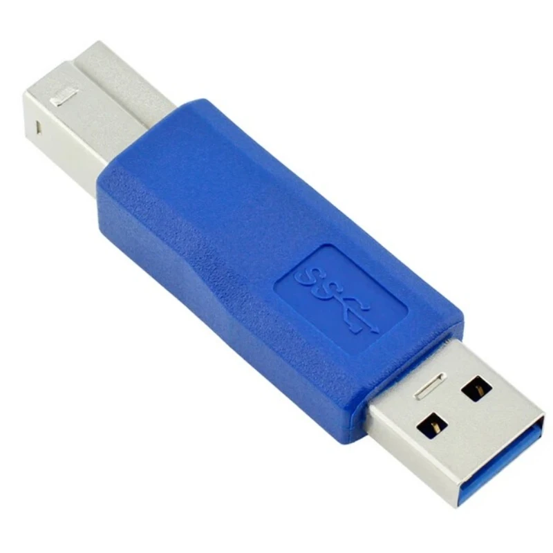ADT-Link USB 3.0 타입 A 수컷에서 타입 B 수컷 플러그 어댑터 표준 변환기 AM에서 BM 커넥터 데이터 전송용