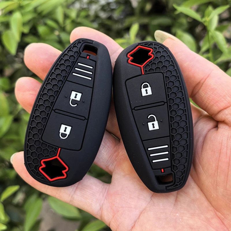 Silikon-Autoschlüsselhülle für Suzuki Vitara Swift Ignis Kizashi SX4 Baleno Ertiga Samurai S-Cross Zubehör