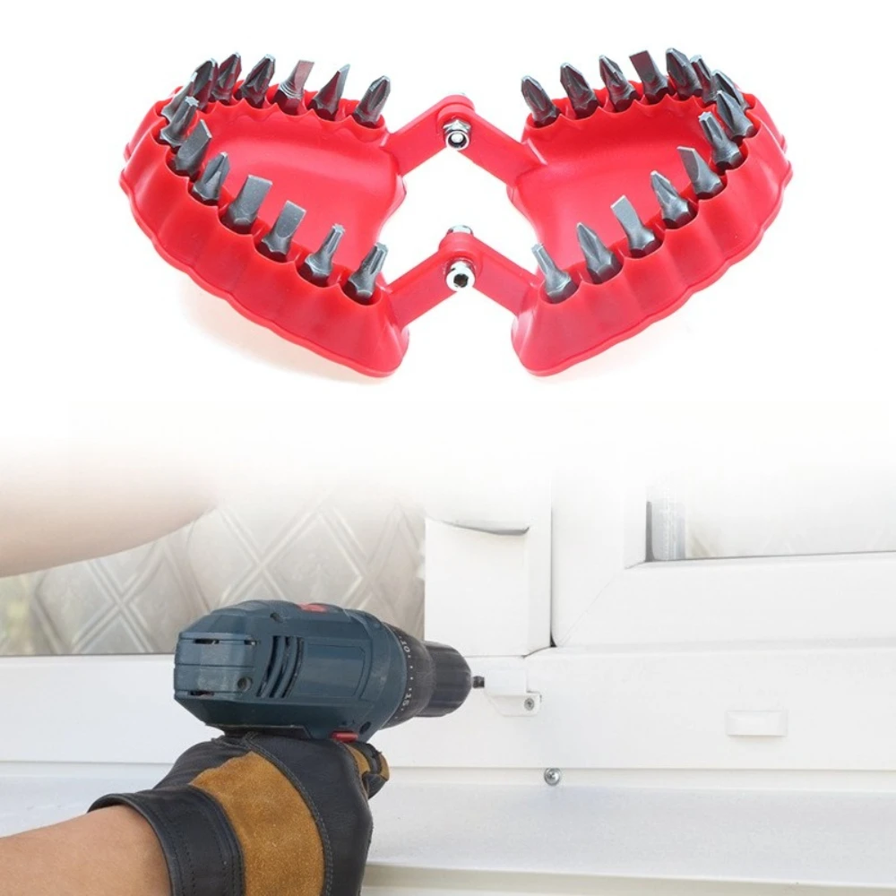 

Creative Oral Denture Drill Bit Frame Display Piece 28pcs Metal Screw Pile Driving Drill Bit Display Piece Dental Ornaments