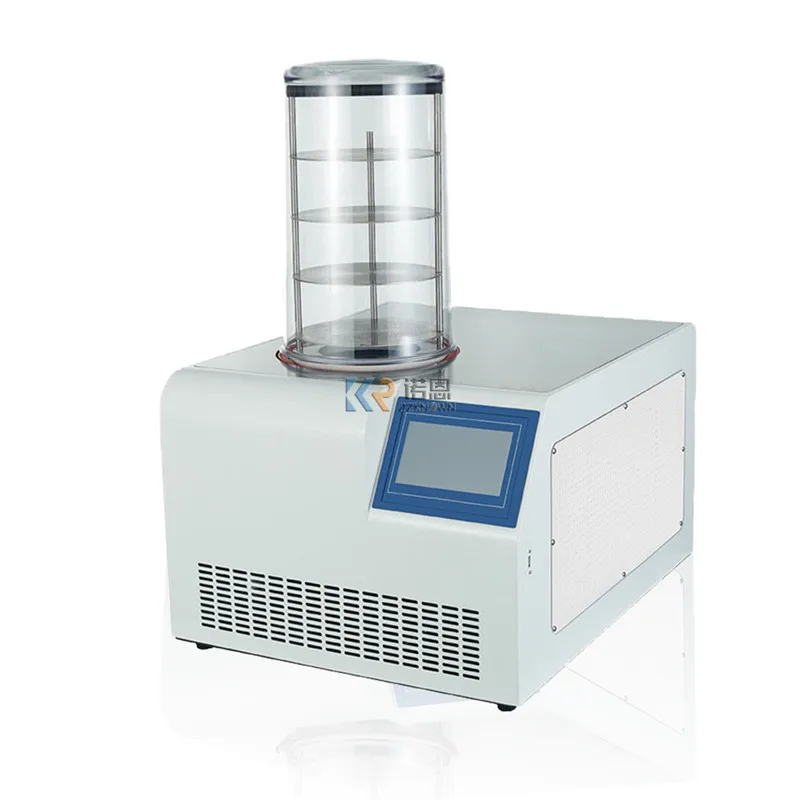 Laboratory Food Fruit Drying Machine Starch Herb Dehydrator Vacuum Freeze Dryer Mini Freeze Drying Machine