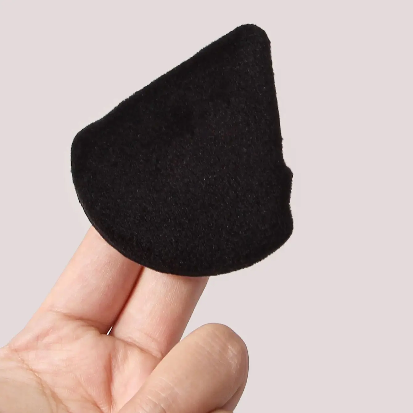 5Pcs Black Triangle Powder Puff For Loose Powder Liquid Cosmetic Soft Plush Powder Puff Makeup Foundation Puff Makeup Tool