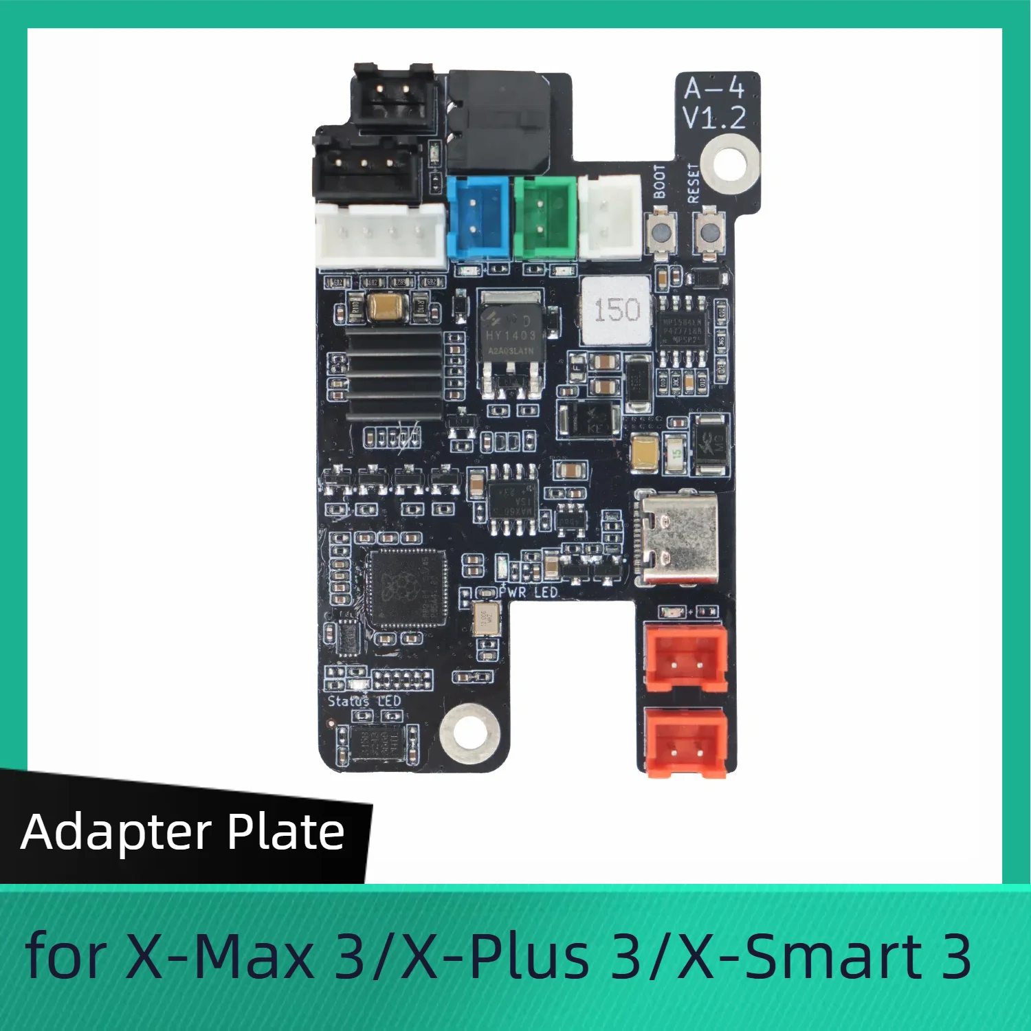 Adapter Plate for QIDI X-Max 3/X-Plus 3/X-Smart 3 Print Head PCBA for QIDI Tech 3D Printer Accessories