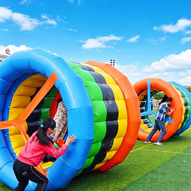 Sports Equipment And Facilities - Inflatable Tumbling Game, Student Team Building