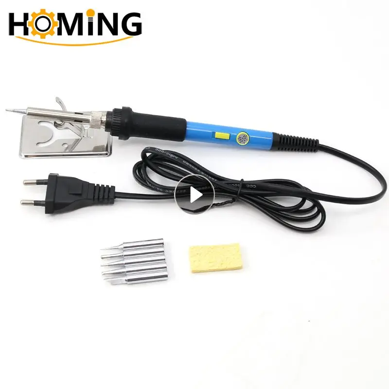 

Soldering Iron Adjustable Temperature Electric 220V 110V 60W Welding Solder Rework Station Heat Pencil Tips Repair Tool Tips