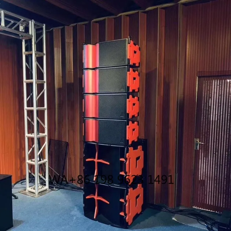 8+4 Long Stroke Plane Wave Passive Line Array Speaker Professional Outdoor Stage Live Performance Concert Audio Equipment