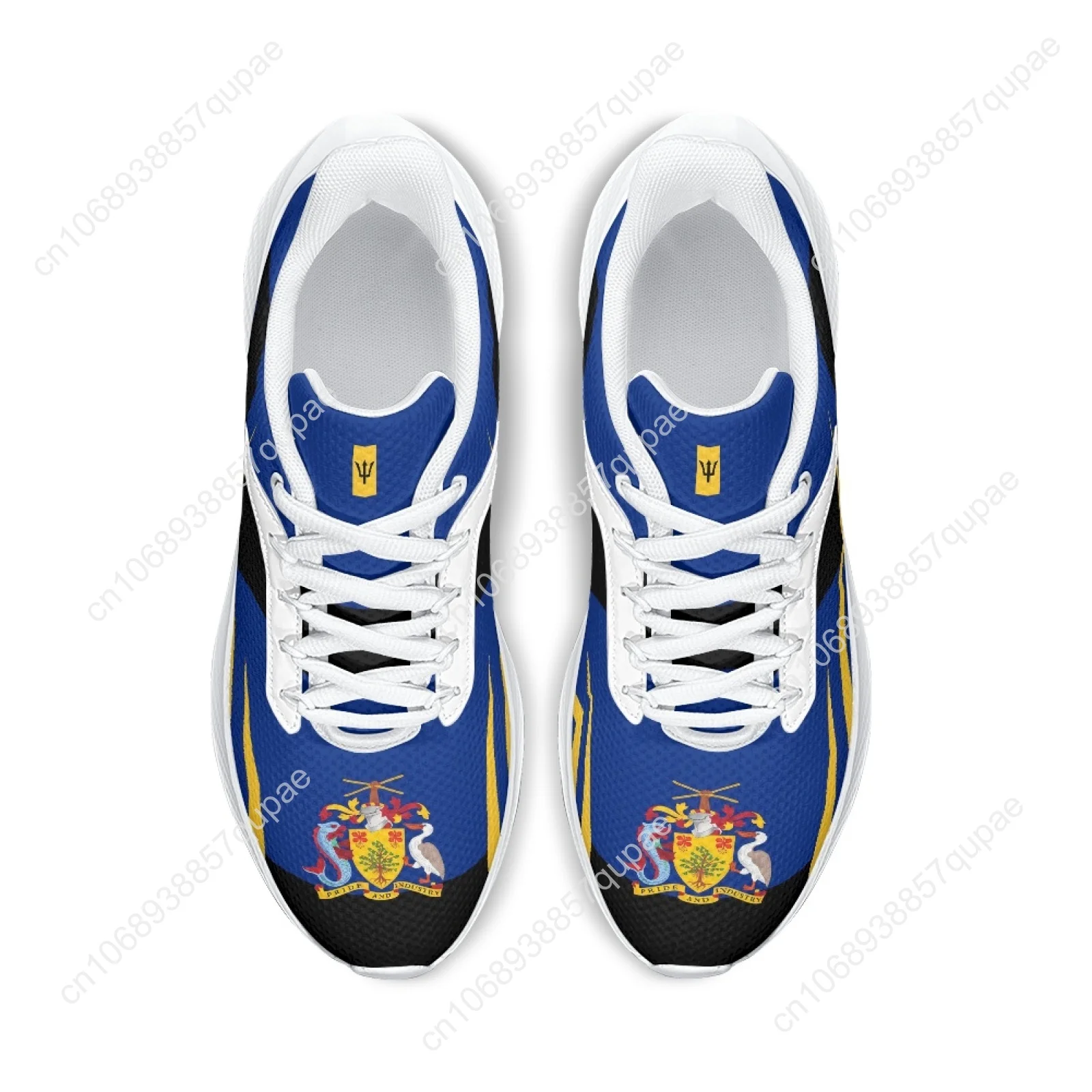 Barbados Flag Blue Girl Boy Running Shoes Comfortable Breathable High Quality Height-increasing Shoe Custom Shoe