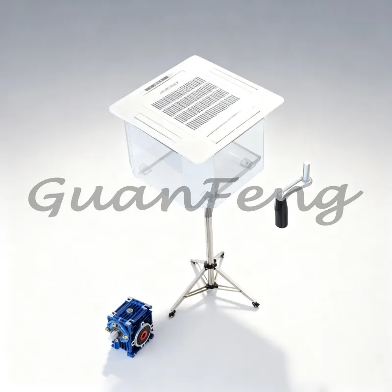 150KG 330LB Portable Air Conditioner Lift Crane with Metal Tray Heavy Load Hanging Cabinet Hoist